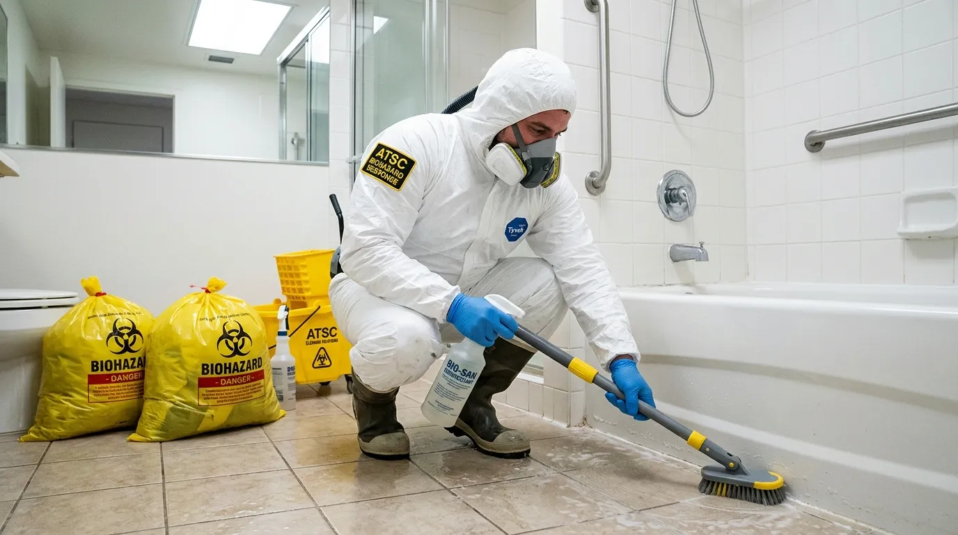 Decontamination equipment deployed for Blood Cleanup in Mounds View